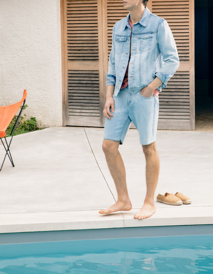 Herren-Jeans-Bermudas aus Bio-Baumwolle-8