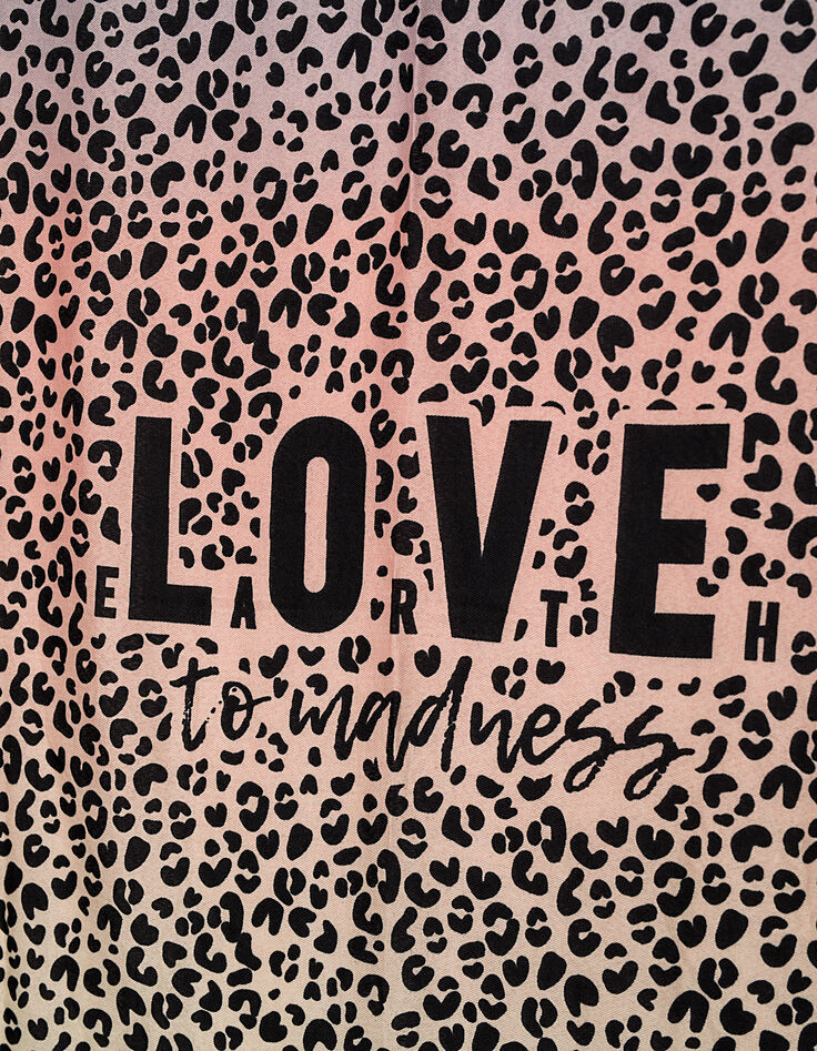 Pa&ntilde;uelo pastel y leopardo LOVE to madness ni&ntilde;a-3
