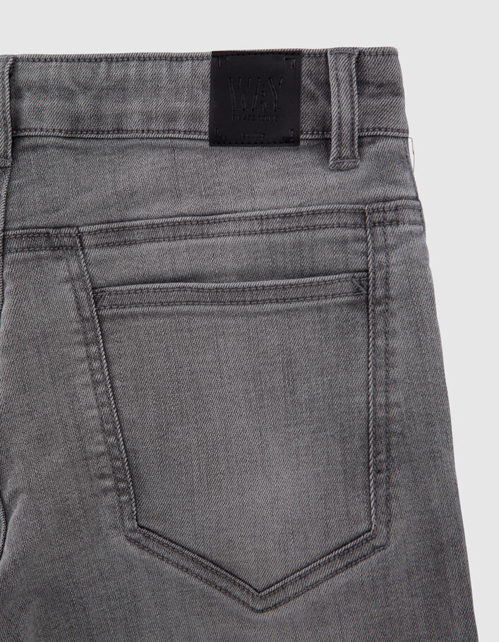Boys’ grey STRAIGHT jeans - IKKS