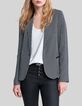 Zwarte blazer LENZING&trade; ECOVERO&trade; grafisch Dames-2