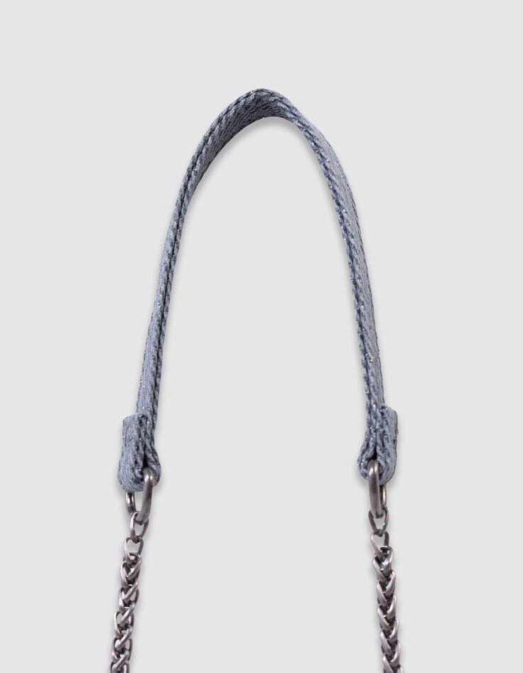 Sac à main bleu pailleté matelassage cœurs fille-7 Sac à main bleu pailleté matelassage cœurs fille-7