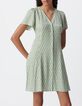 Robe verte LENZING&trade; ECOVERO&trade; ethnique Femme-2