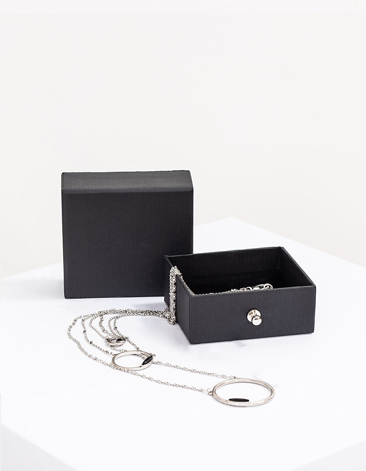 Collar largo múltiple-4