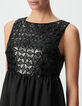 Vestido negro bordados lentejuelas gr&aacute;ficas mujer-6