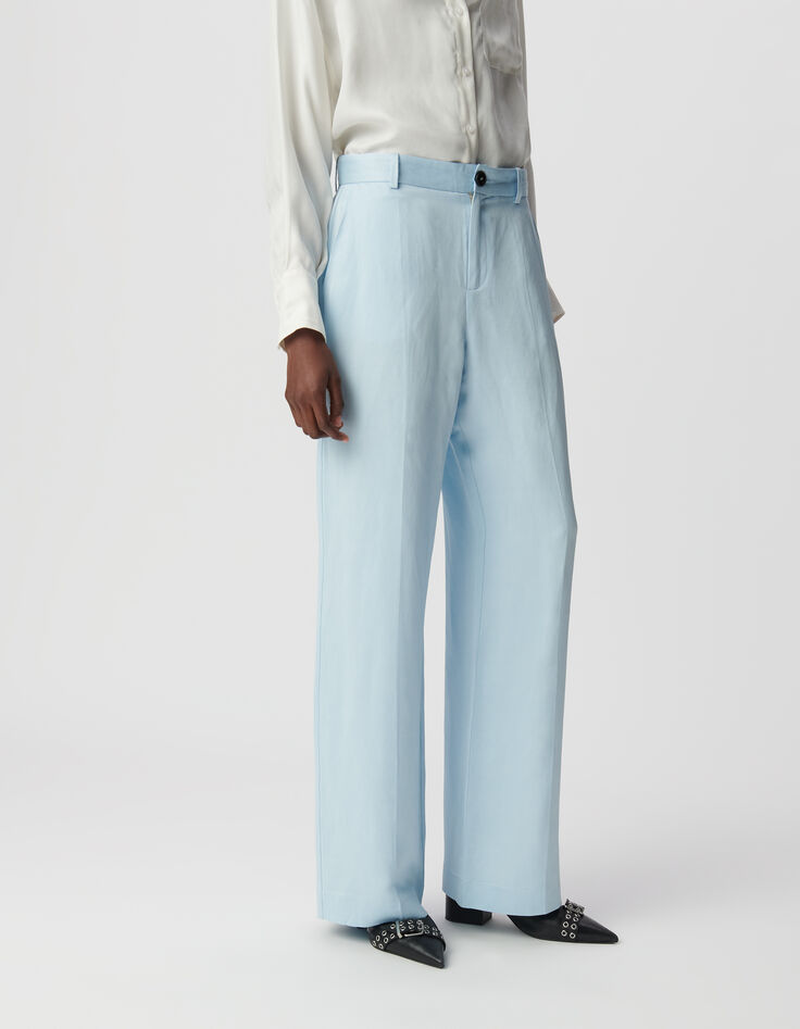 Pantalon de tailleur ciel-2
