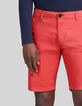 Bermudas tipo chino TAPERED cayena hombre-4