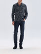 Chemise REGULAR marine LENZING™ ECOVERO™ imprimé graffiti Homme-15