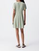 Robe verte LENZING&trade; ECOVERO&trade; ethnique Femme-3
