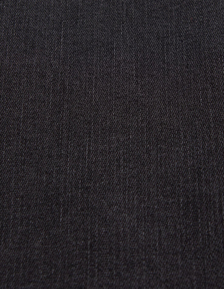 Vaqueros anchos negros delavados cropped niña-7