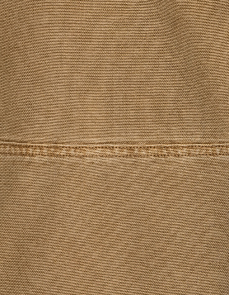 Beige canvas broek timmermansstijl Heren-7