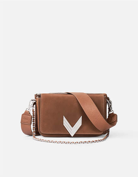 Bag 111 Marion in cowhide touched velvet