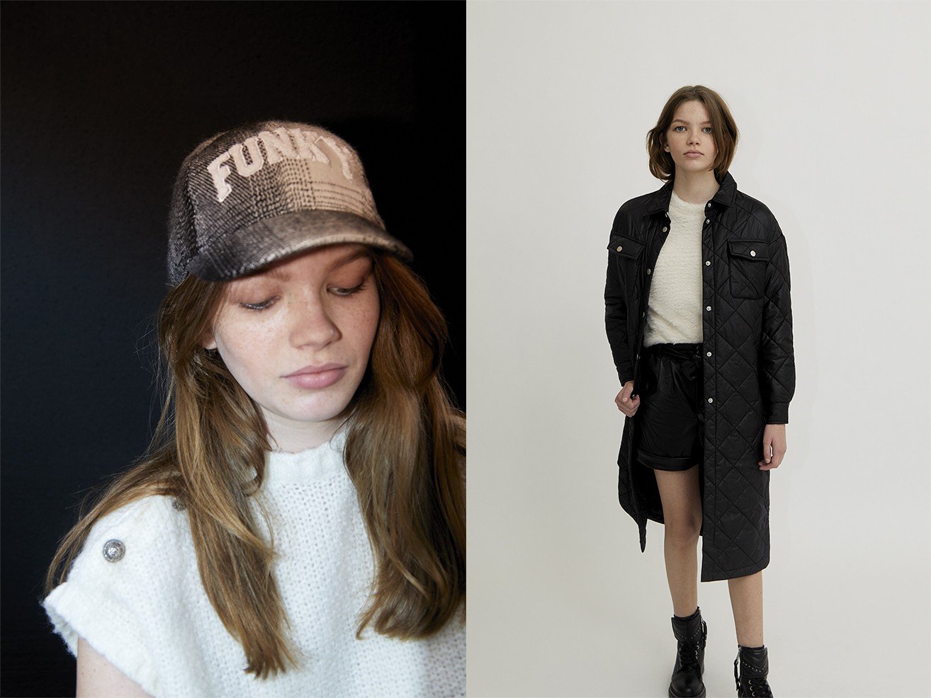 We Are Young ikks junior girl long padded jacket