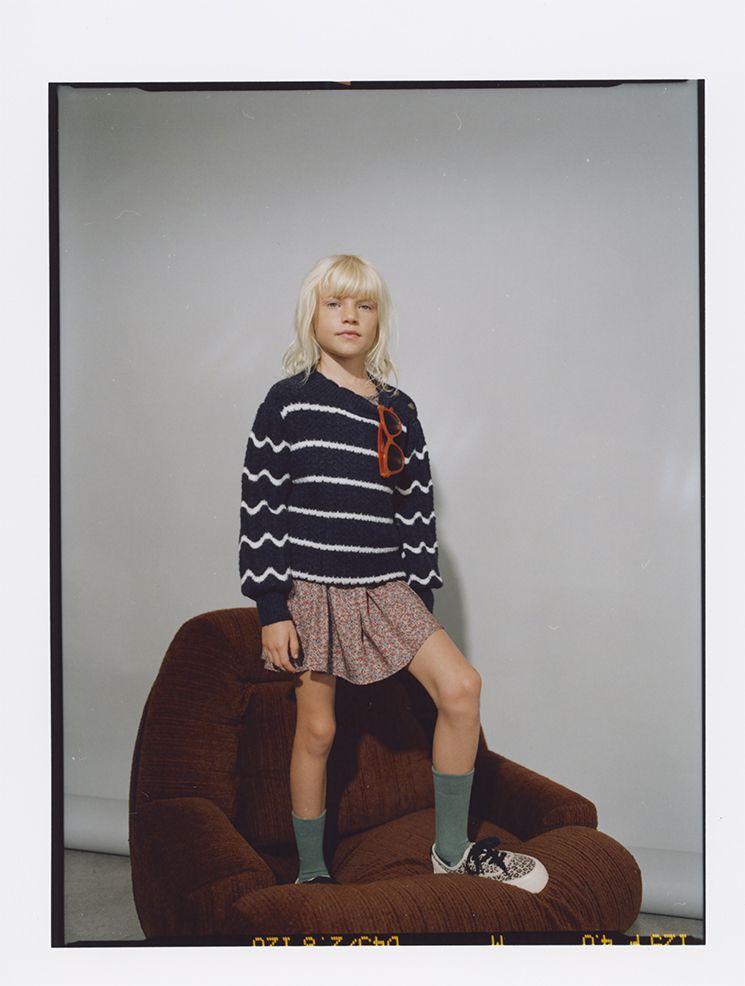 pull marinière ikks fille