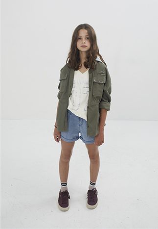IKKS Way Girl safari jacket