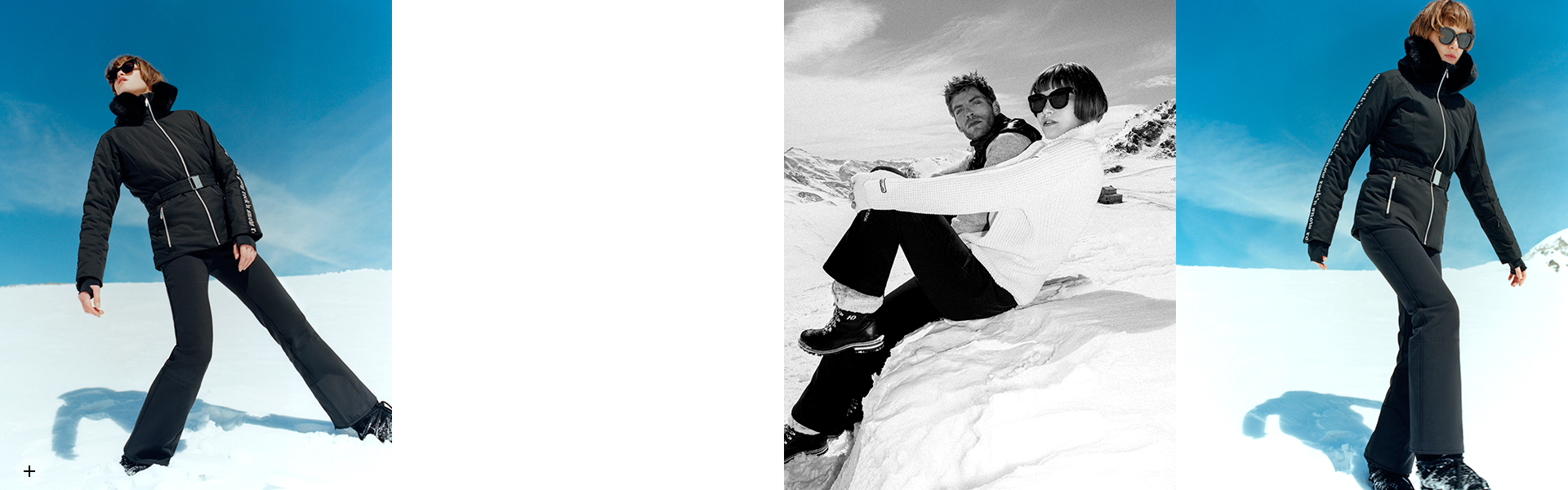 Black IKKS x DUVILLARD ski pants