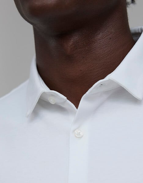 Chemise EASY blanche ABSOLUTE DRY en maille