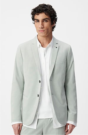 Veste de costume vert amande Homme