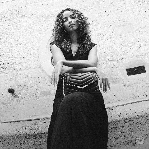 SAC THE 1 ROCK NOIR CUIR CLOUTÉ TAILLE S FEMME