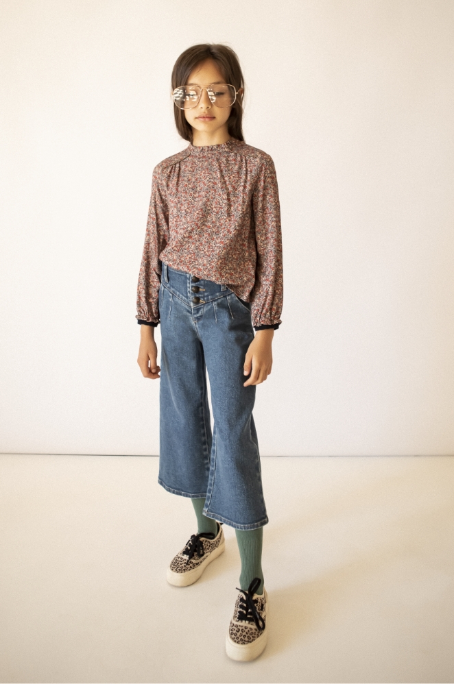 wijde jeans ikks meisjes herfst winter 22