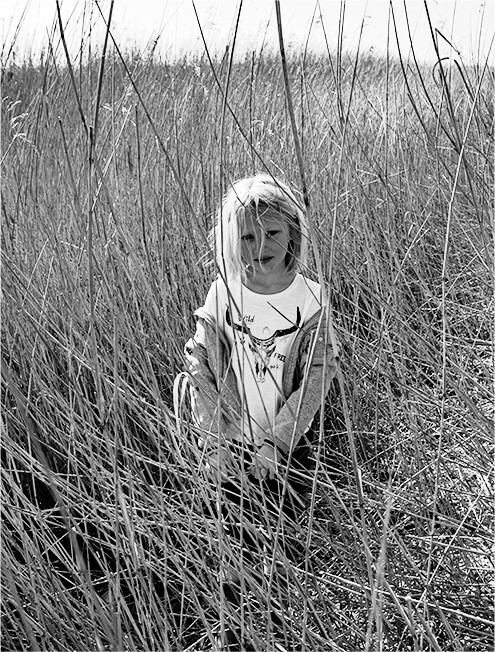Kid girl white long-sleeve T-shirt 