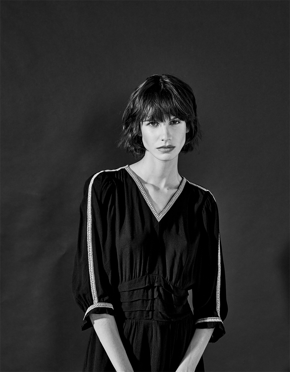 black viscose playsuit IKKS Women