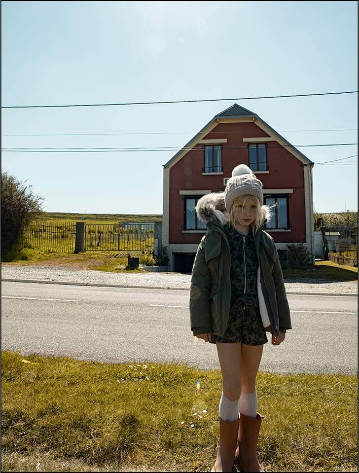 IKKS kid girl camouflage playsuit 