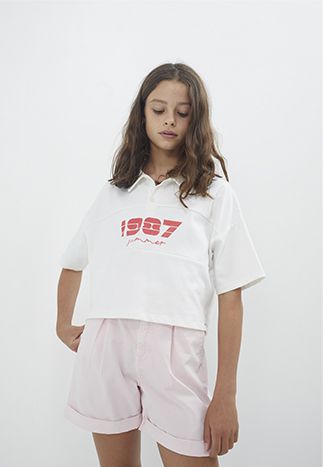 SS21 Way girl white T-shirt