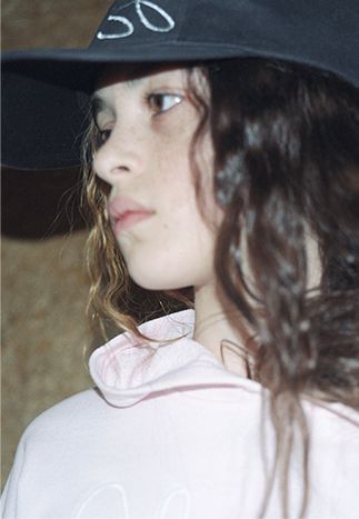 Girls’ pink hoodie