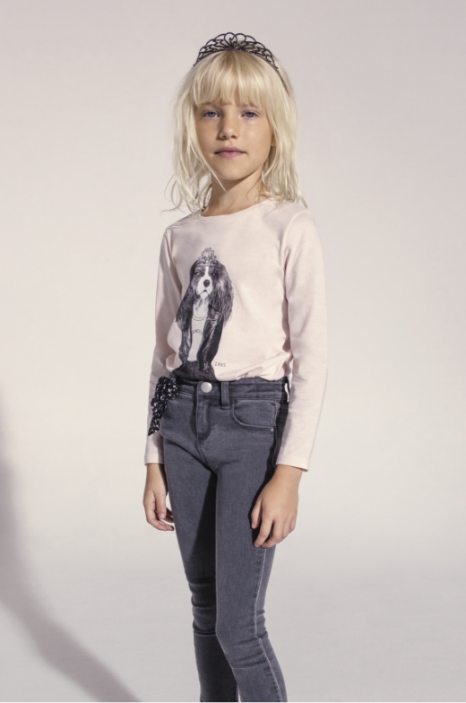 skinny jeansbroek meisjes ikks junior