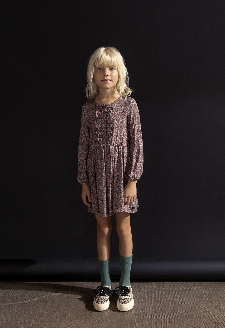 robe fille imprimé fleur
