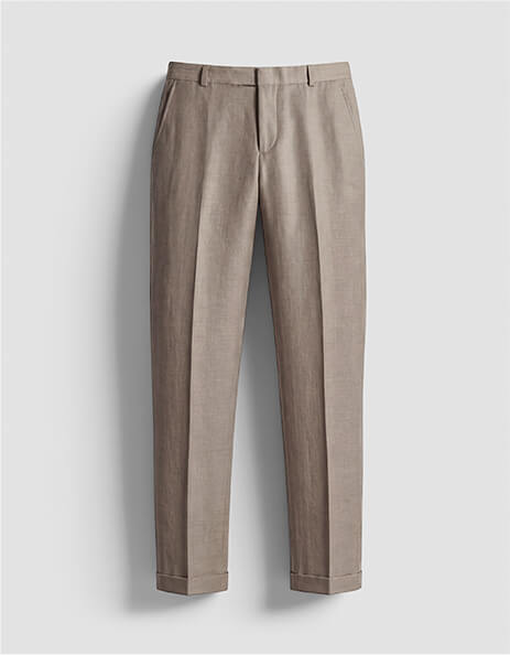 Pantalon de costume beige
