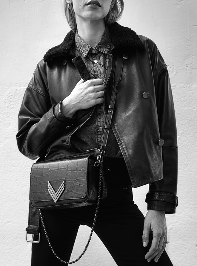 Bag 111 Monica in Italian leather