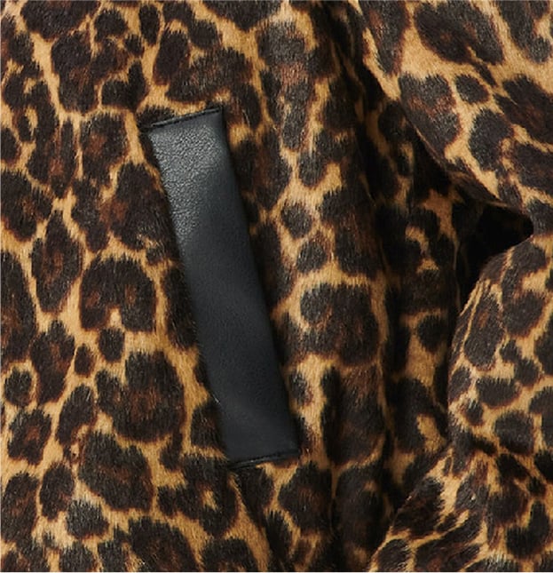 veste réversible léopard