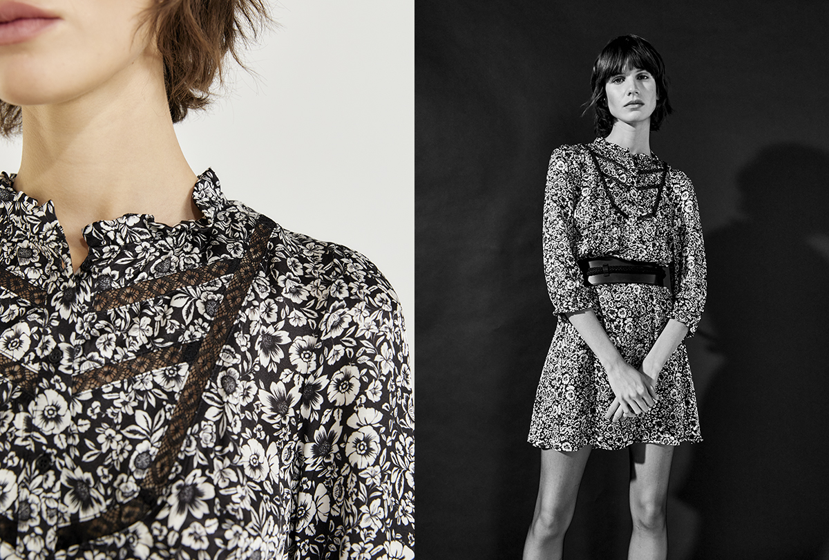 Print babydoll dress IKKS Women