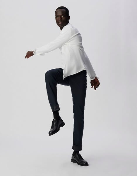 Jean SLIM marine Denim POWER STRETCH