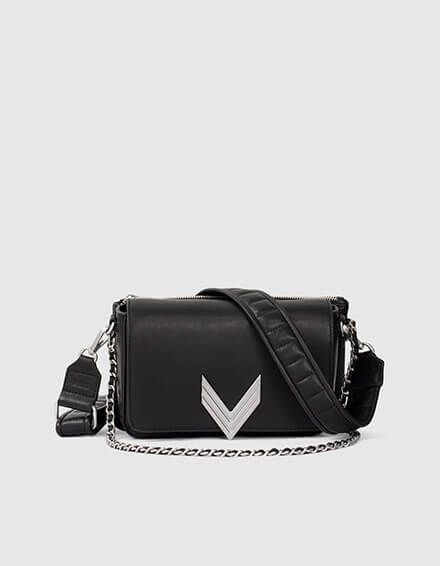 Bolsa 111 Romy en cuero de cordero flexible