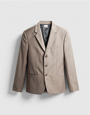 Veste de costume beige