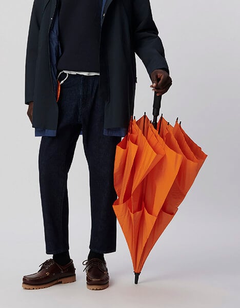 Parka légère marine WATERPROOF BREATHABLE