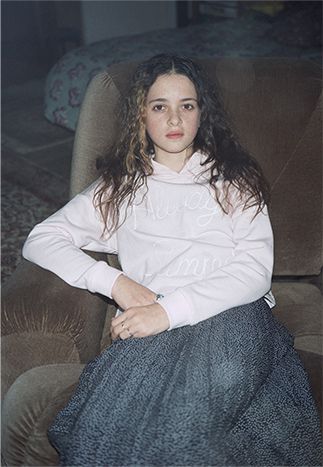 SS21 WAY Girl printed skirt and sweatshirt