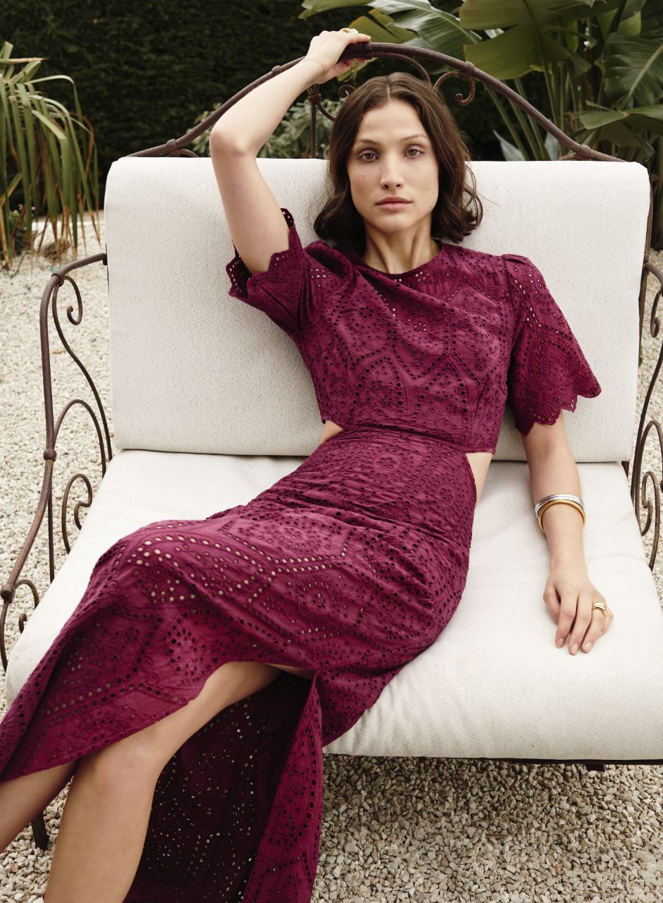 robe broderie ikks