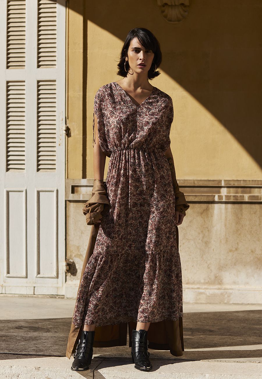 Vestido estampado IKKS Women
