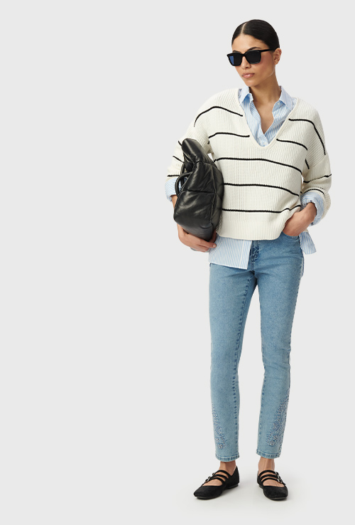 Nina - Schmale Passform - Hohe Taille