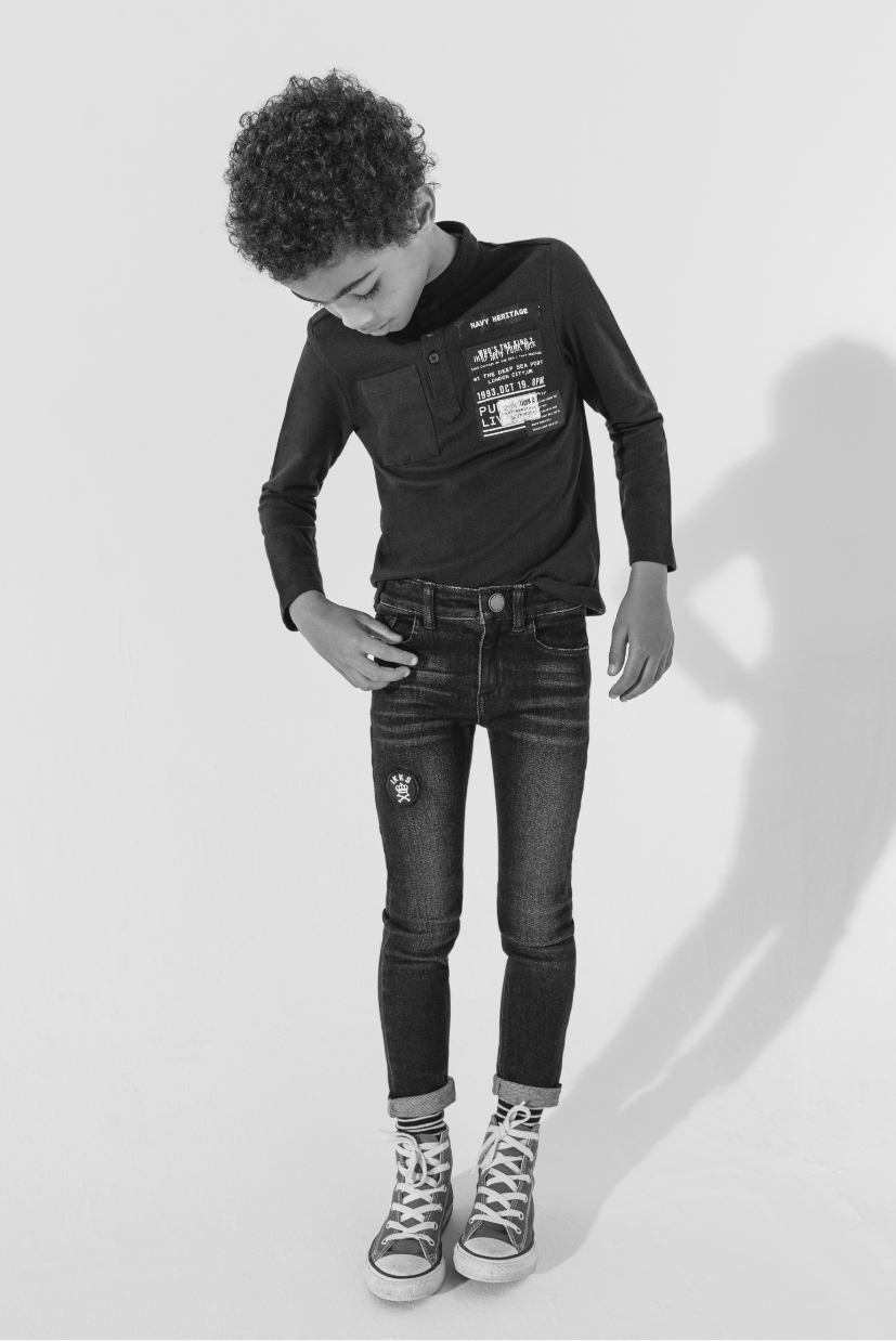 jean bleu denim ikks garçons