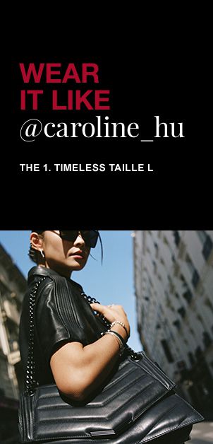 SAC THE 1 TIMELESS NOIR CUIR MATELASSÉ TAILLE L FEMME