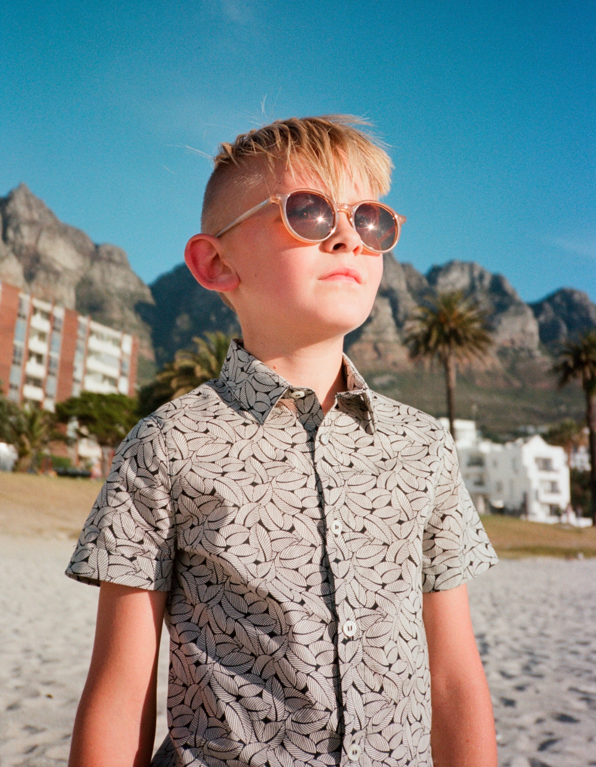 Sonnenbrille mix pfirsich