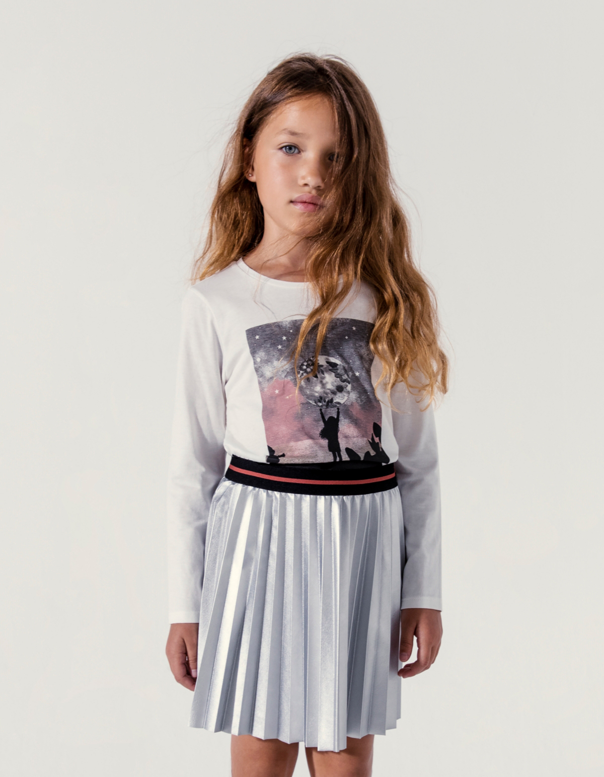 Gray 3Y IKKS casual skirt KIDS FASHION Skirts Ruffle discount 92% 